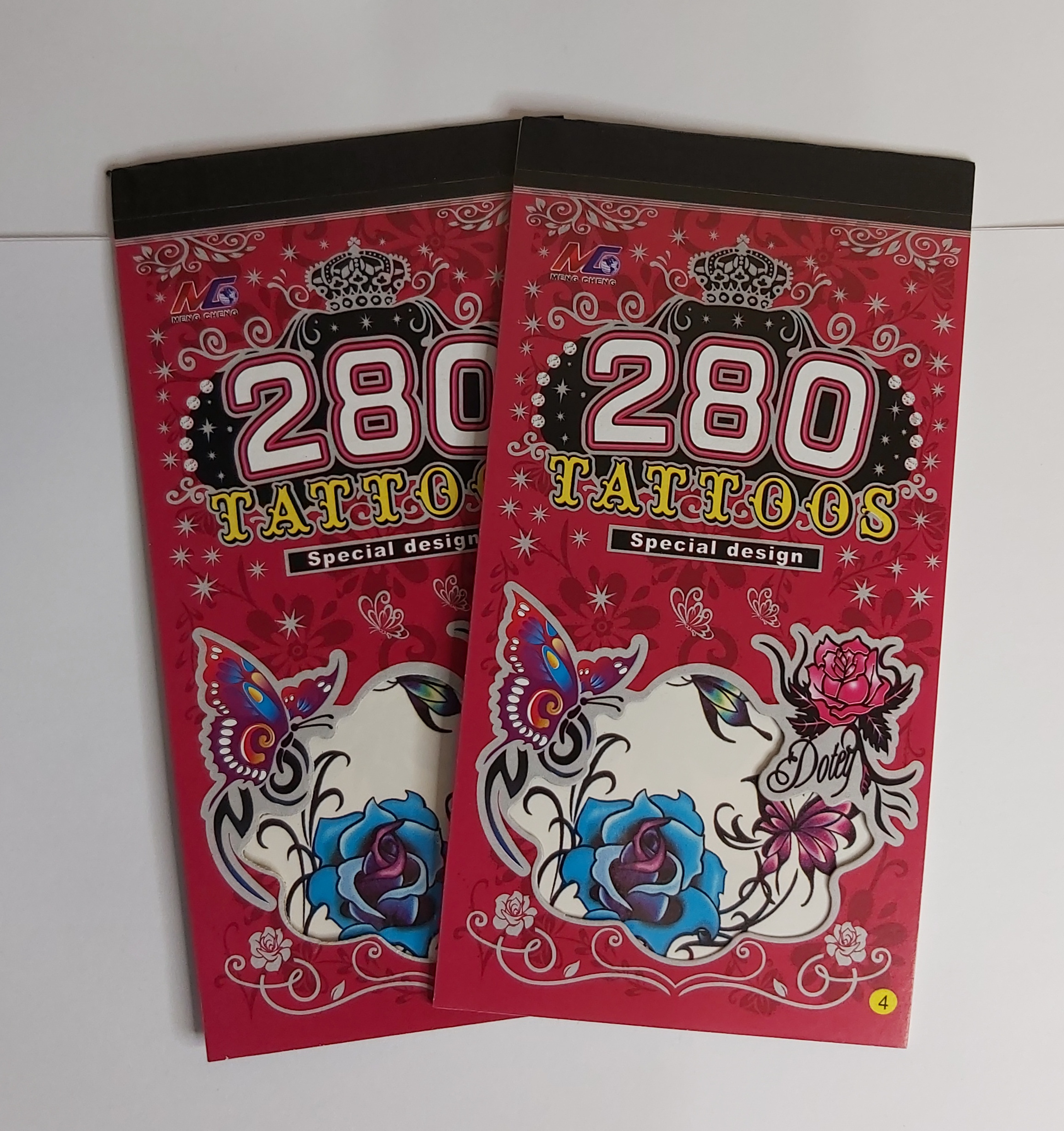280 Temporary Tattoos - Butterfly & Henna Design - Style 1 –  Fatcatz-copy-catz