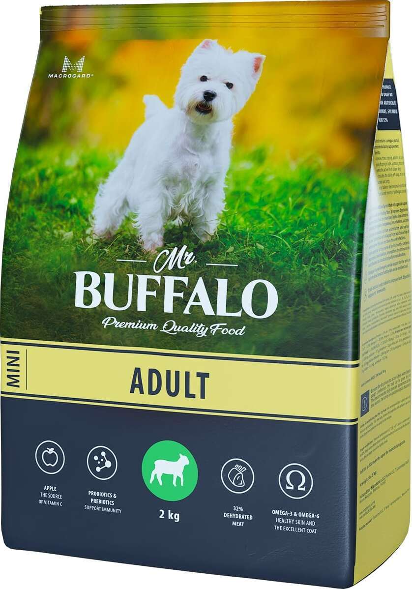 Сухой корм Mr.Buffalo ADULT MINI для собак мелких пород (ягненок) 2кг ...