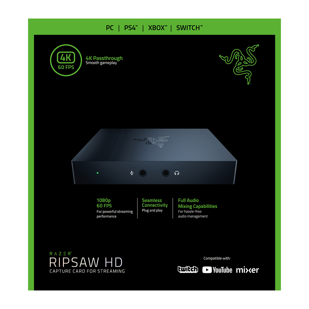 Карта видеозахвата razer ripsaw hd