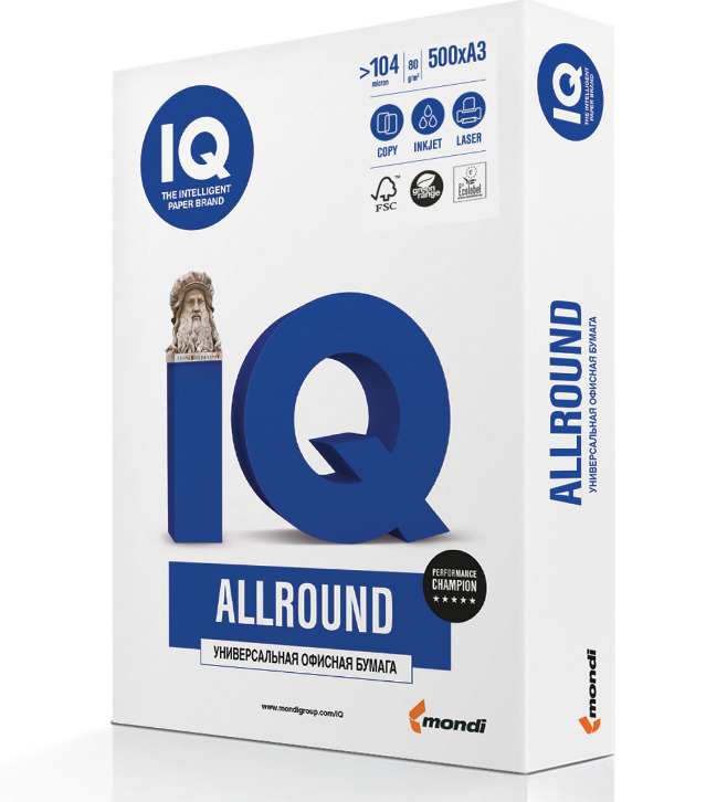 4 бренда отзывы. Бумага IQ Allround а4. Бумага для офисной техники а4 IQ economy, 80 г/м2, 500 л, 1/5. Бумага а4 100 м2 economy IQ белизна. Монди Allround бумага.