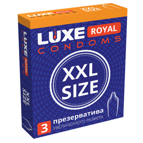 Презервативы Luxe ROYAL XXL Size (3шт) — купить в интернет-магазине ...