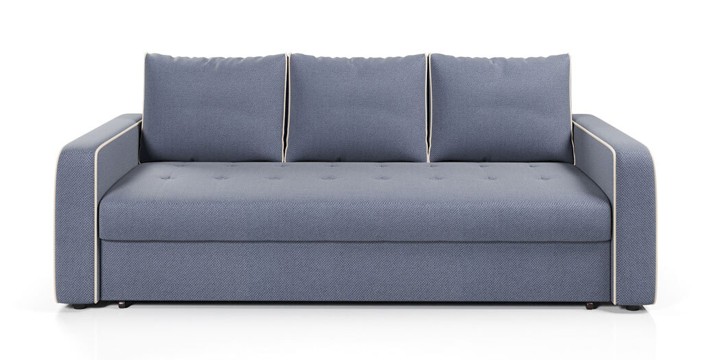 Диван Атланта с кантом Blue, механизм Еврокнижка, 200х98х95 см - купить ...