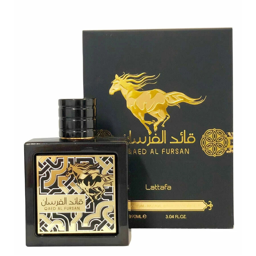 Духи лошадь. Lattafa Qaed al Fursan EDP 90 ml. Lattafa духи арабские. Qaed al Fursan духи арабские. Lattafa Qaed al Fursan EDP 100 ml.