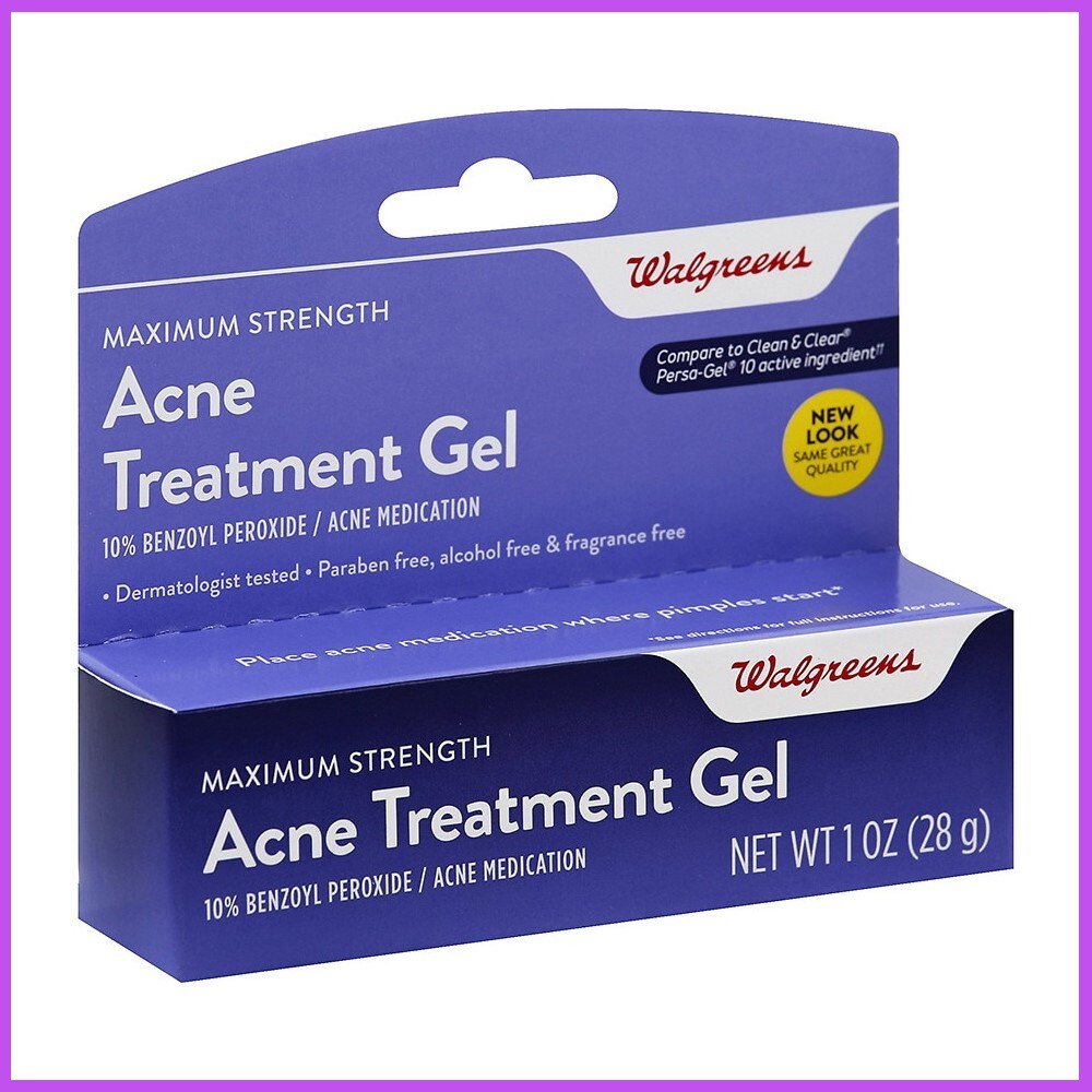 Walgreens Acne Treatment Gel / мазь от прыщей на лице / крем, средство ...