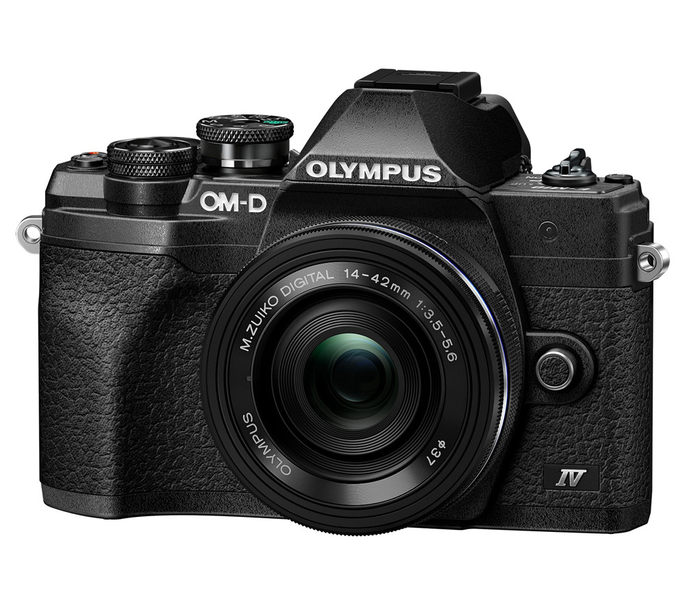 Беззеркальный фотоаппарат Olympus OM-D E-M10 Mark IV kit 14-42 EZ, черный