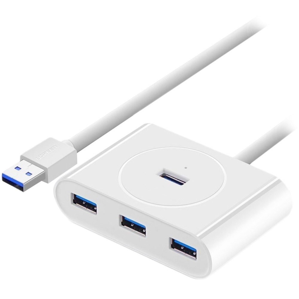 USB Хаб UGREEN CR113 (20283) USB 3.0 Hub. Длина: 1м. Цвет: белый