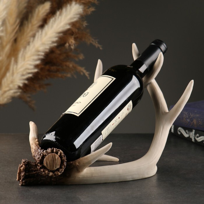 Подставка для бутылки "Рога оленя" 28 25см