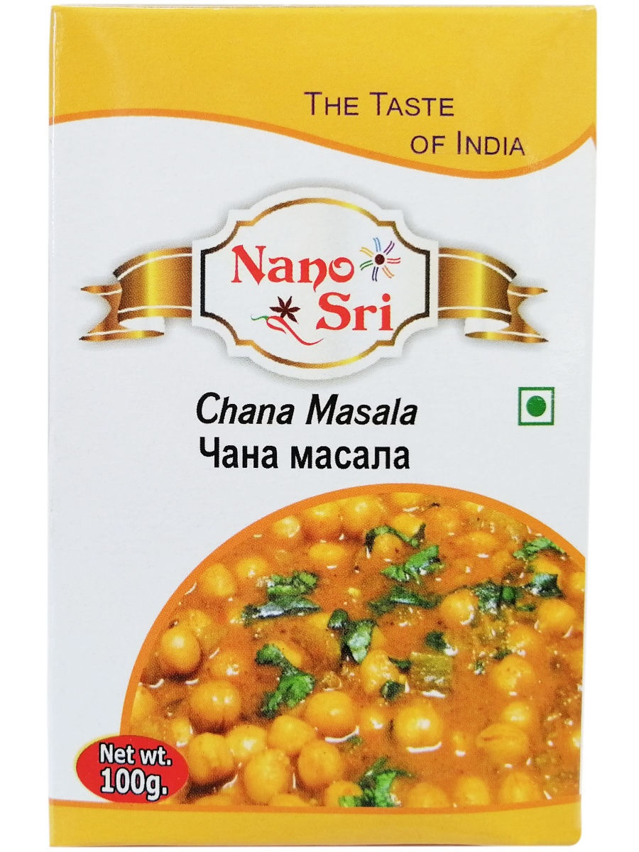 Приправа Чана масала (Chana Masala) Nano Sri, 100 г - купить с доставкой по  выгодным ценам в интернет-магазине OZON (244250903)