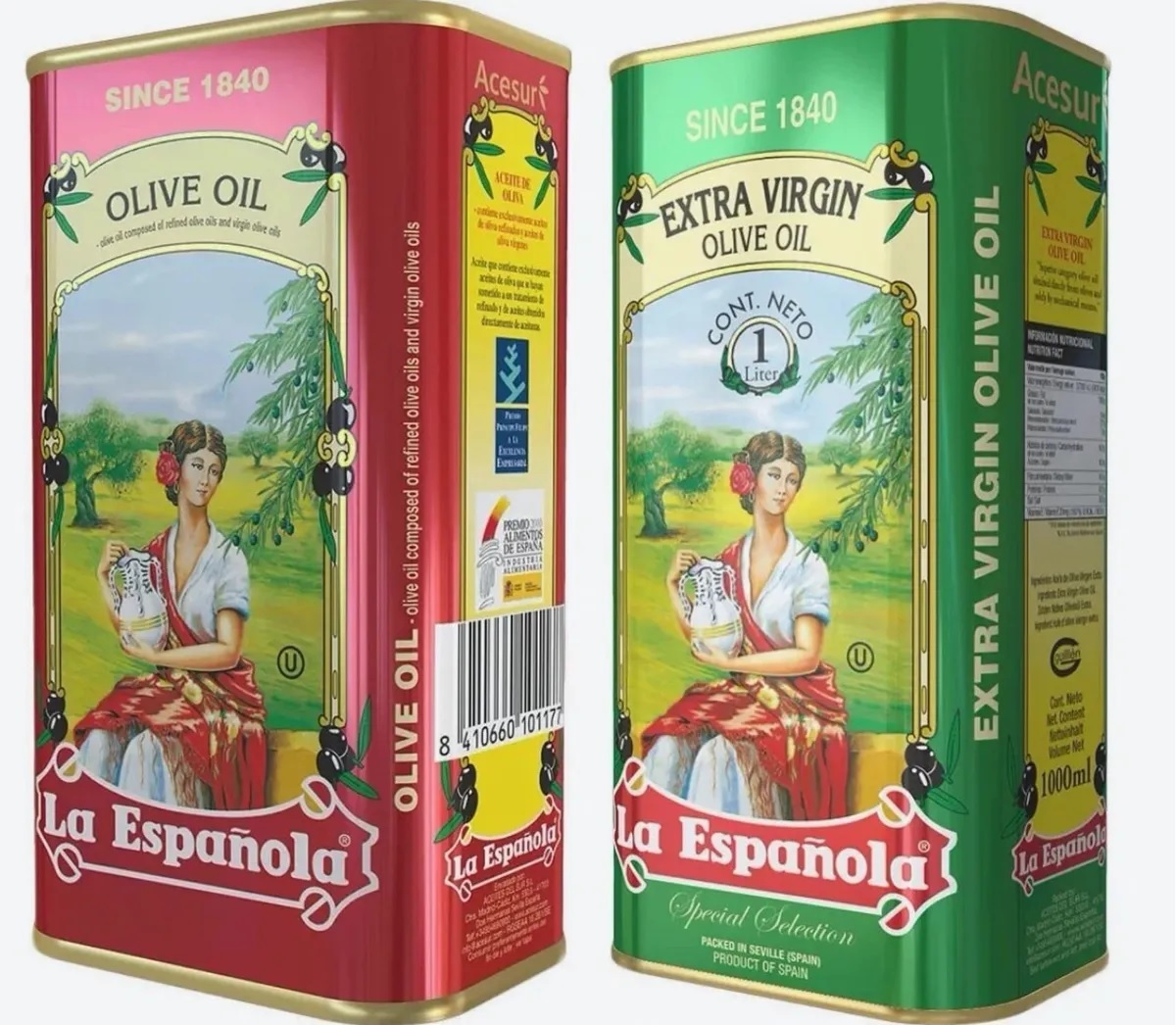 La espanola масло оливковое Extra Virgin, жестяная банка. Масло оливковое la espanola. Оливковое масло в жестяных банках 1 литр. Масло оливковое в жестяной банке 1 л.