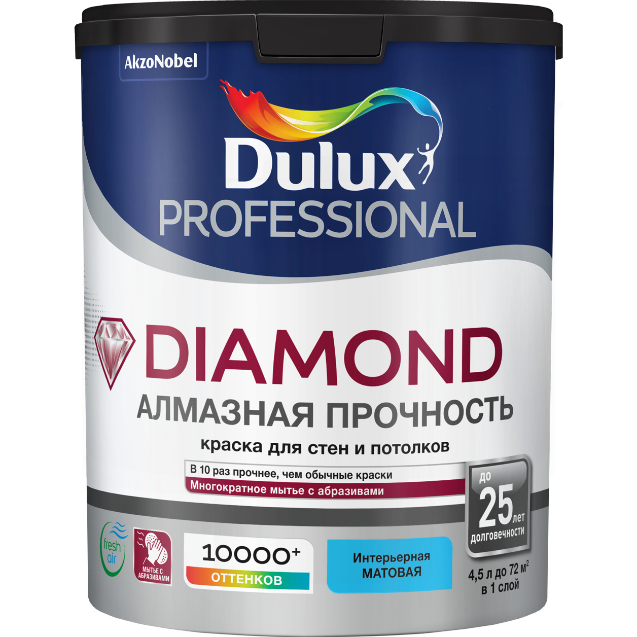 Краска Dulux Diamond Matt глубокоматовая