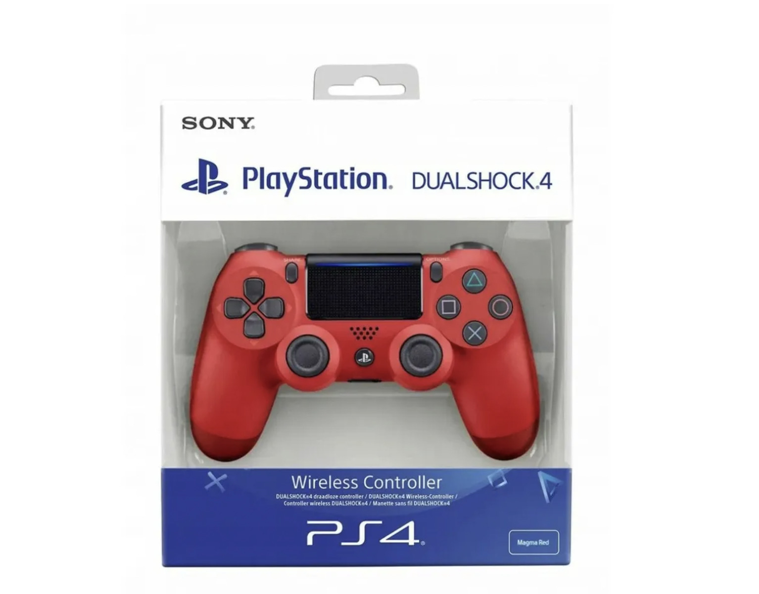 Sony dualshock 4 on sale v2 magma red