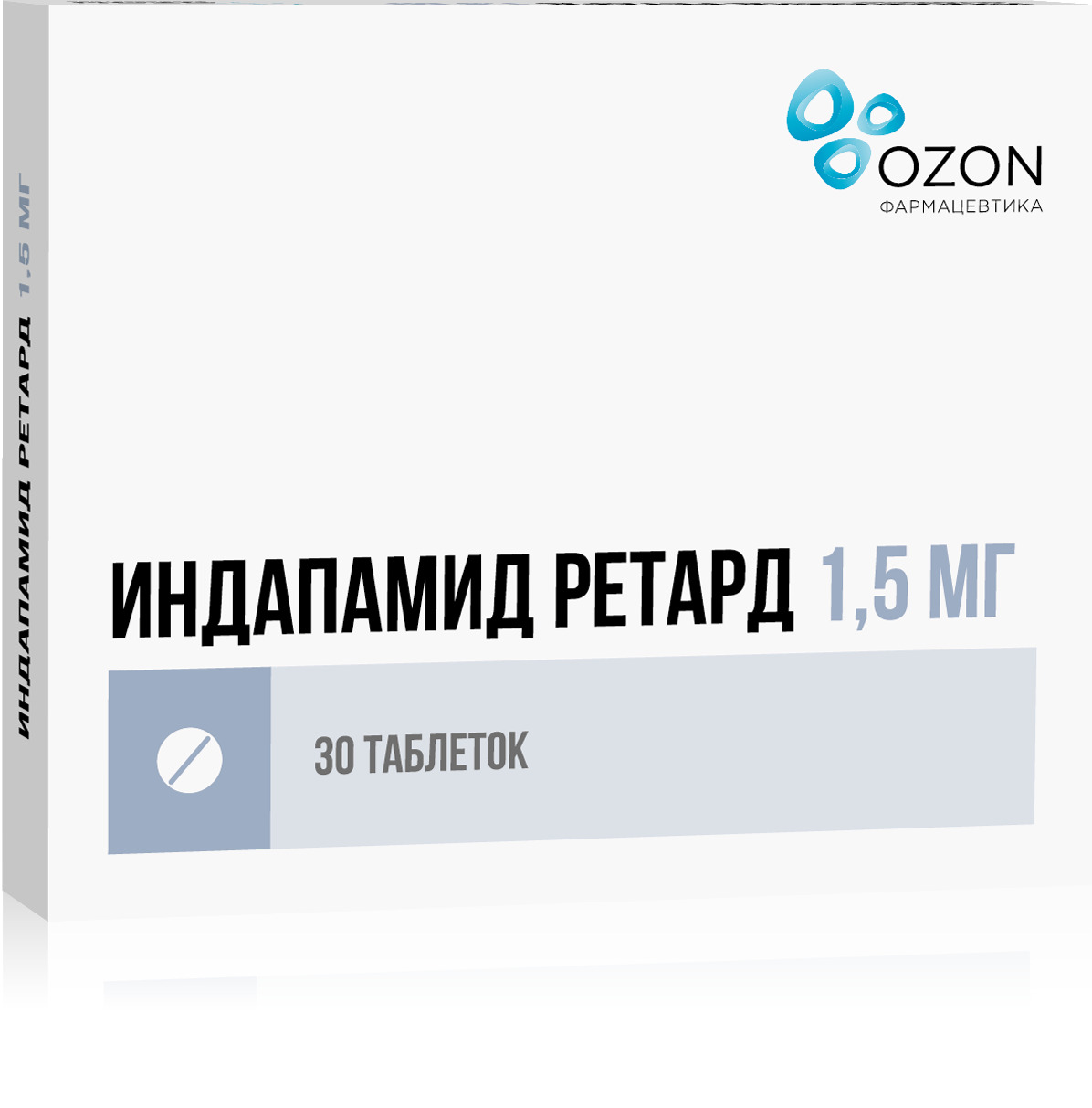 Лекарственное средство рецептурное Индап, бренд ОЗОН Фармацевтика По рецепту,  Таблетка - купить в интернет-аптеке OZON (649009747)