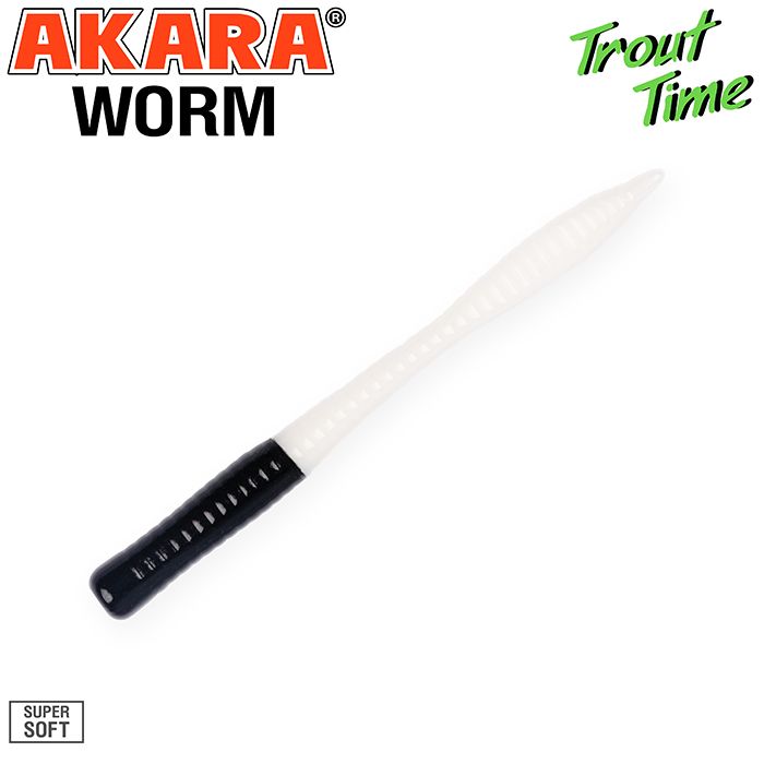 Силиконовая приманка Akara Trout Time WORM 3 Cheese 456 (10 шт.)