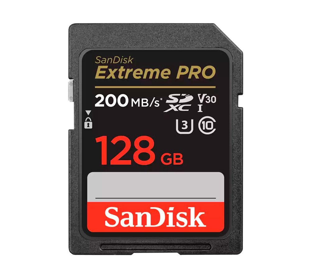 Карта памяти SanDisk SDXC 128GB Extreme Pro UHS-I V30 U3