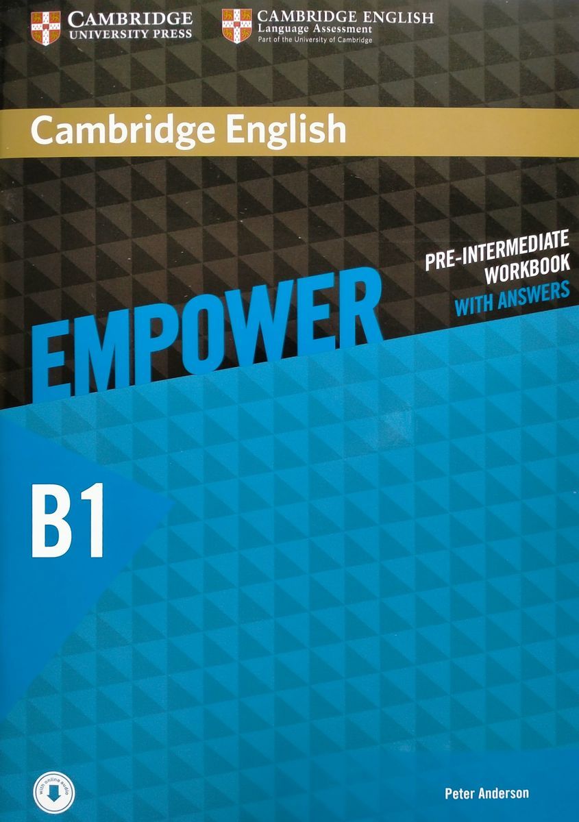 Cambridge English Empower B1 Pre-Intermediate Workbook with Answers with  Audio - купить с доставкой по выгодным ценам в интернет-магазине OZON  (721359489)