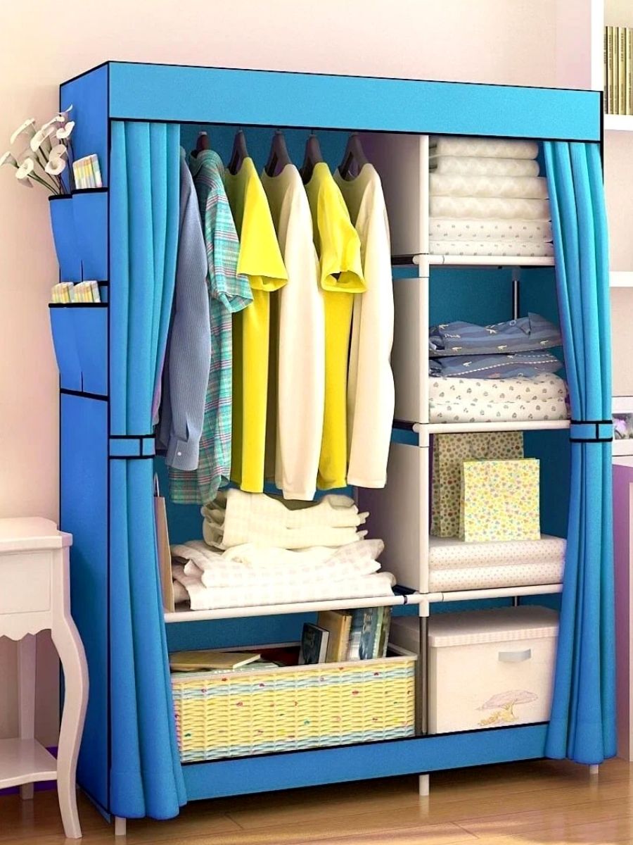 Складной каркасный тканевый шкаф Storage Wardrobe 88130