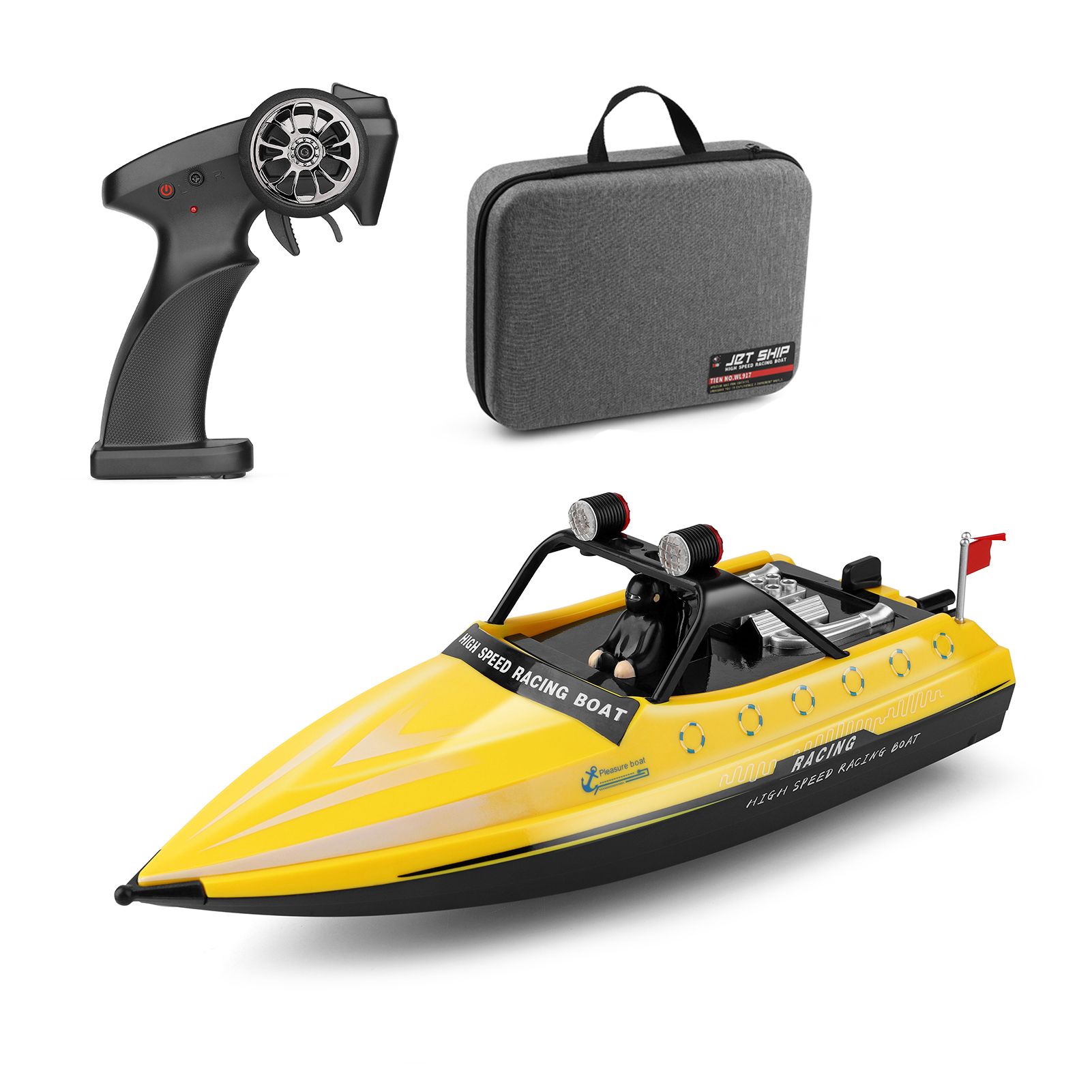 WLtoys WL917 RC Лодка 2,4 ГГц Лодки с дистанционным управлением RC Jet Boat  16 км - купить с доставкой по выгодным ценам в интернет-магазине OZON  (1379011897)