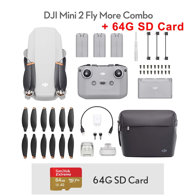 Dji mini 2 карта памяти максимальный объем