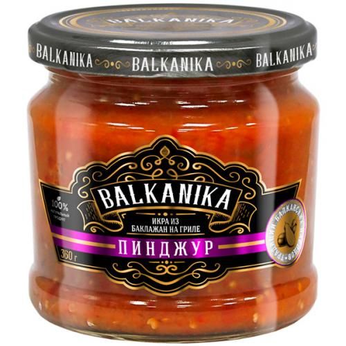 Икра Пинджур Balkanika, из баклажанов на гриле, 360 г