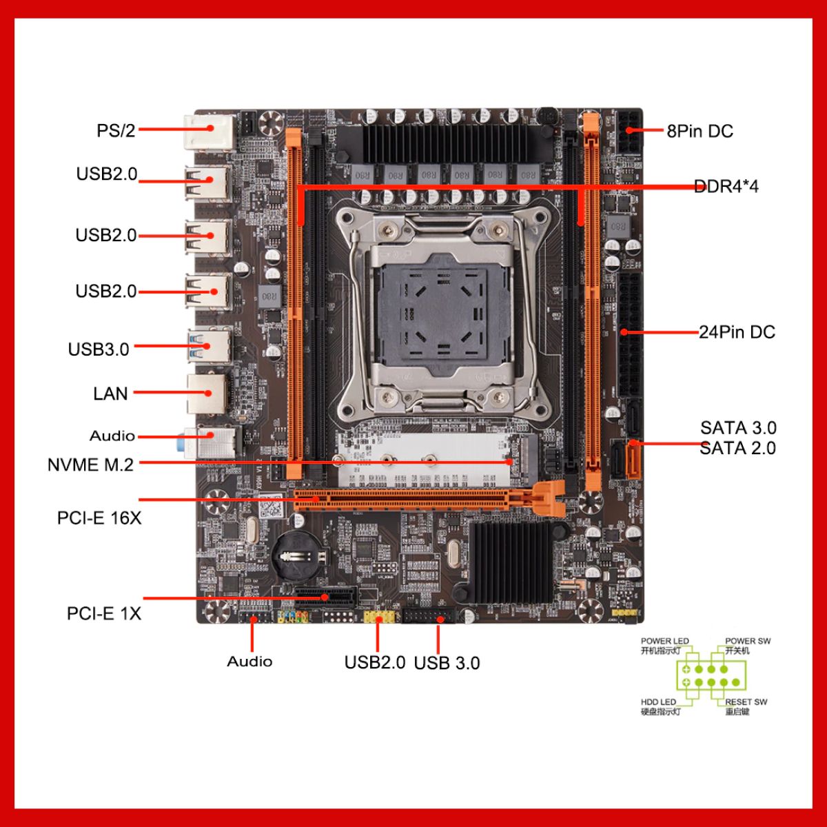 X99 atermiter схема подключения