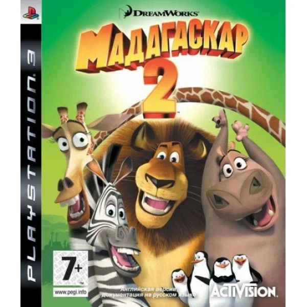 Игра Мадагаскар 2 (PlayStation 3, Английская версия)