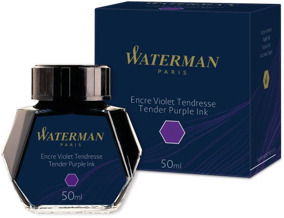 Флакон с чернилами Waterman (CWS0110750) Tender Purple, 50мл, для ручек перьевых