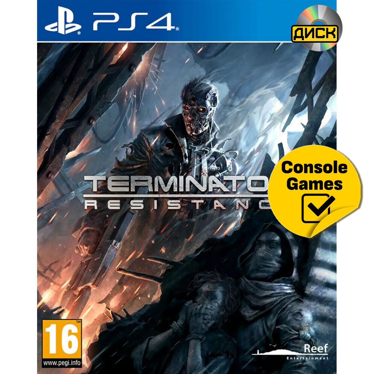 Игра PS4 Terminator Resistance (английская версия) (русский язык  докачивается из интернета) (PlayStation 4, Английская версия)