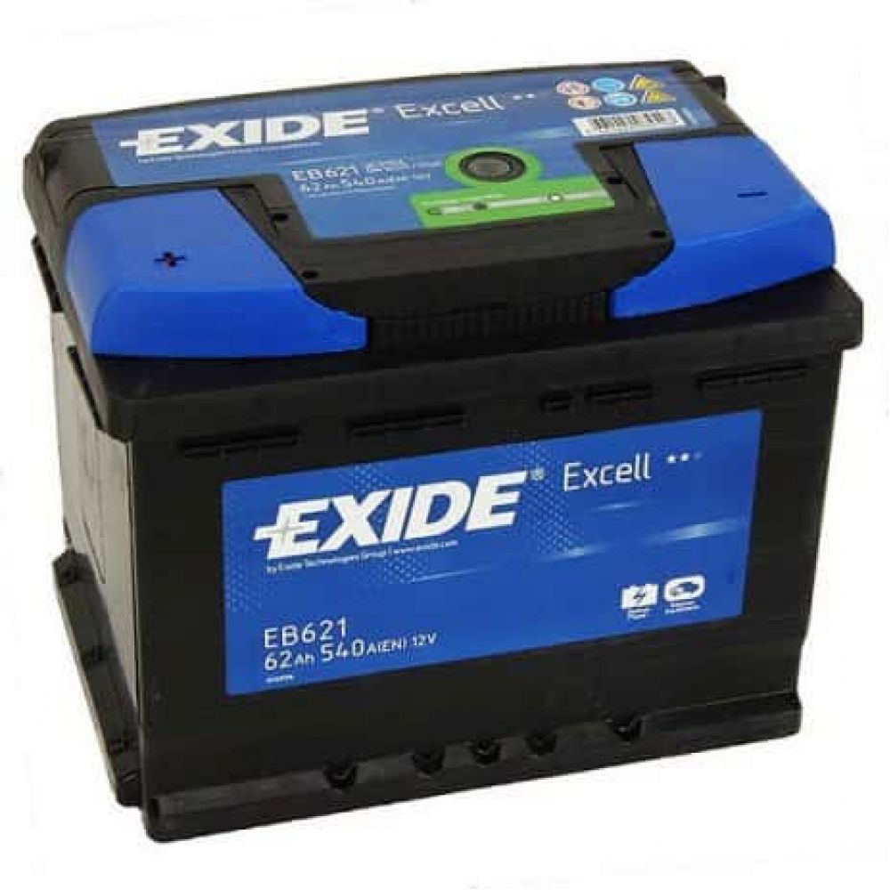 Аккумулятор есть. Аккумулятор Exide eb621. Аккумулятор Exide eb620. Exide Excell eb621 (62 а/ч). Аккумулятор Exide арт. Eb620.