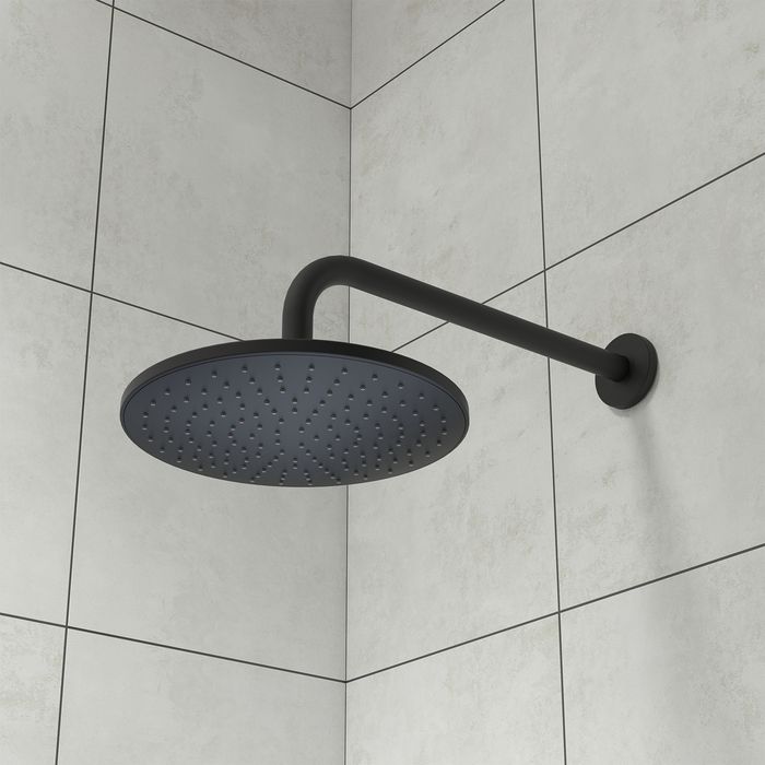 Фото товара на маркетплейсе ozon Верхняя лейка для тропического душа, IDDIS, круглая, черная, Optima Home, OPH22BRi64