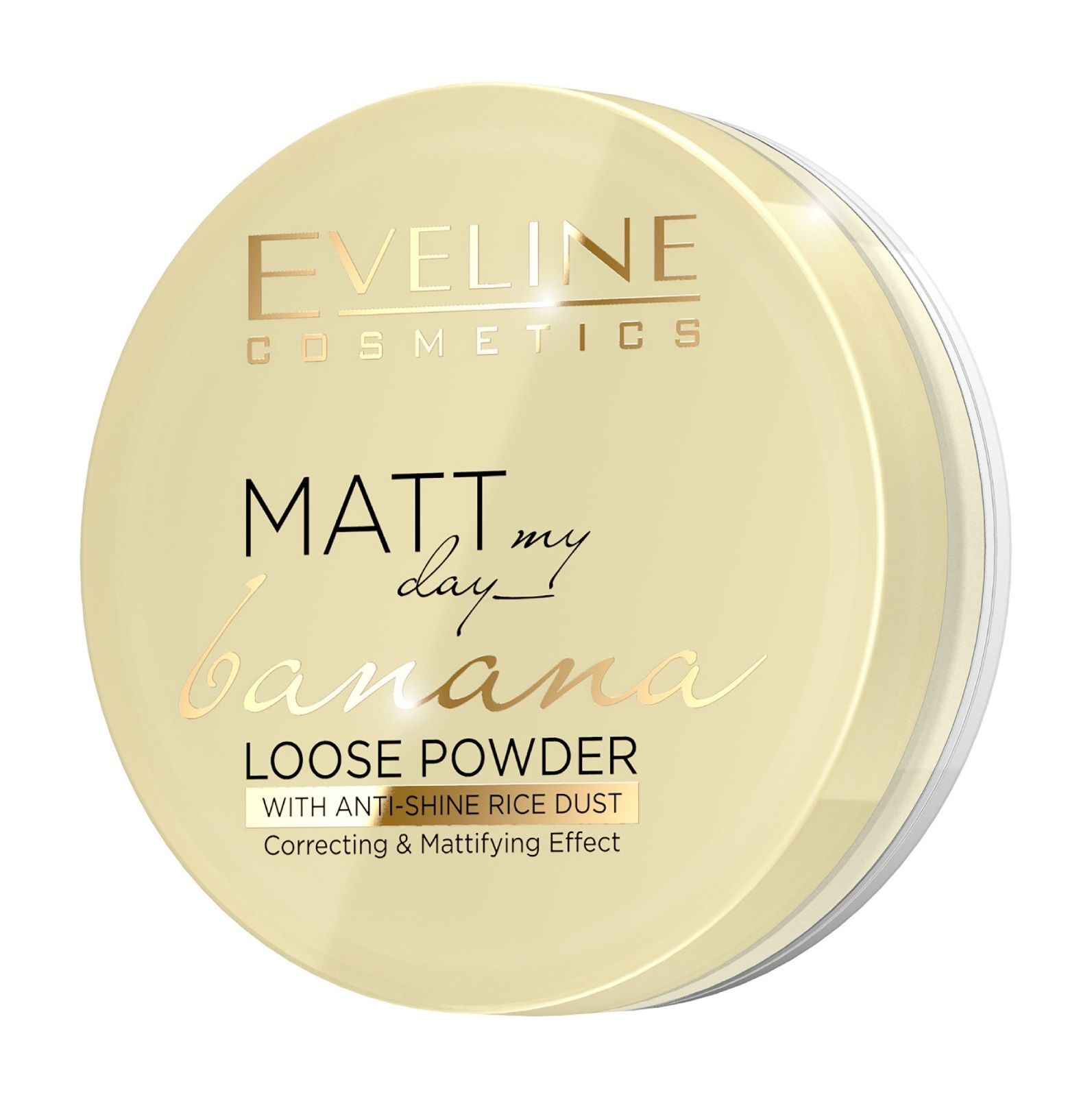 EVELINE Пудра транспарентная Matt My Day Loose Powder матирующая, 6 г, Banana