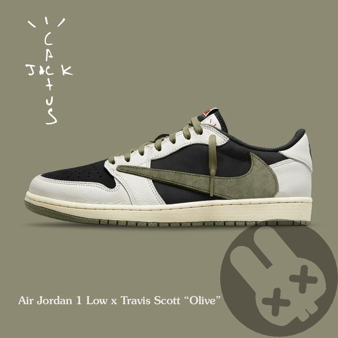 Nike Air Jordan 1 x Travis Scott Olive