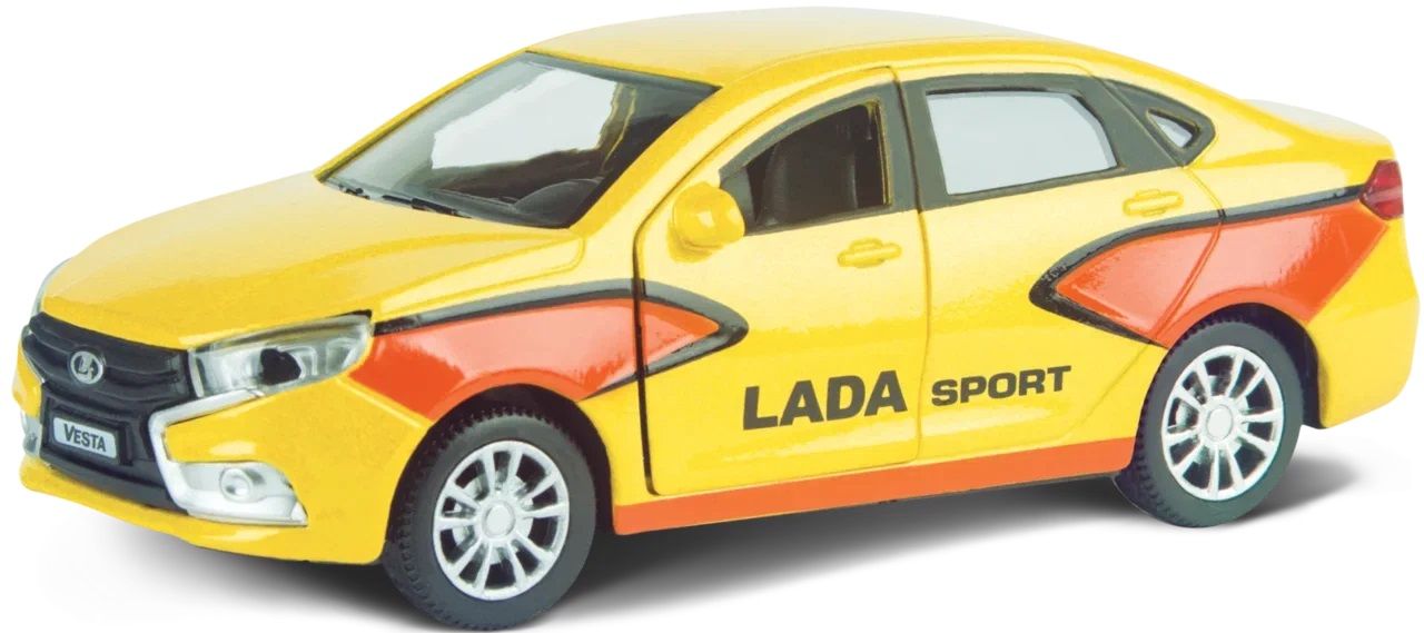 Машинка LADA VESTA инерционная, масштаб 1:36 металлическая