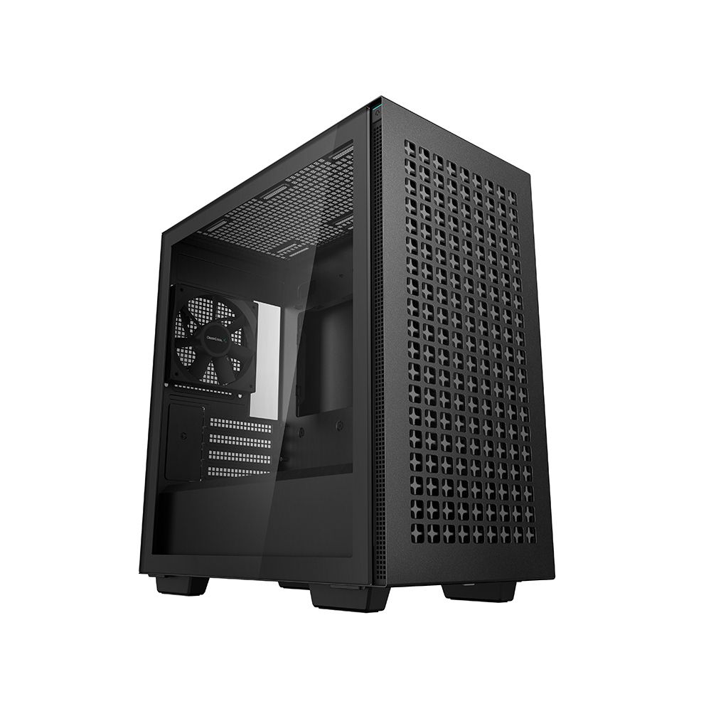 КорпусMiniTowerDeepCoolCH370черныйбезБПmATXTGwindow1x120mmfan(R-CH370-BKNAM1-G-1)