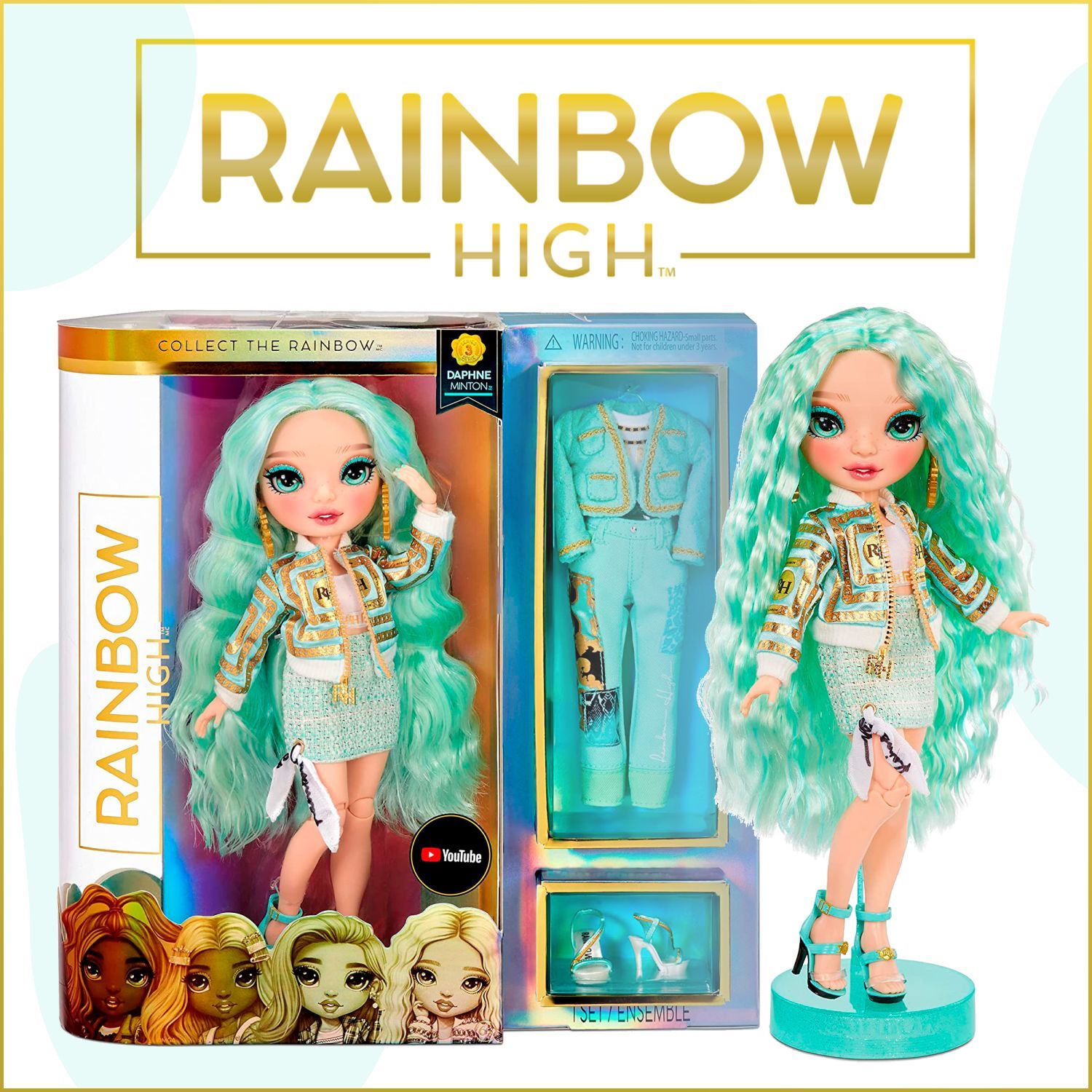 Кукла Rainbow High 3 серия 575764 Daphne Minton - Дафна Минтон 28 см  Рейнбоу Хай Пупси - купить с доставкой по выгодным ценам в  интернет-магазине OZON (889331086)