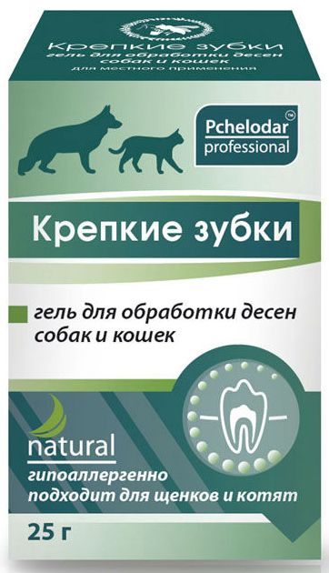 Pchelodar (Пчелодар), серия Professional, гель для обработки десен "Крепкие зубки", 25 г