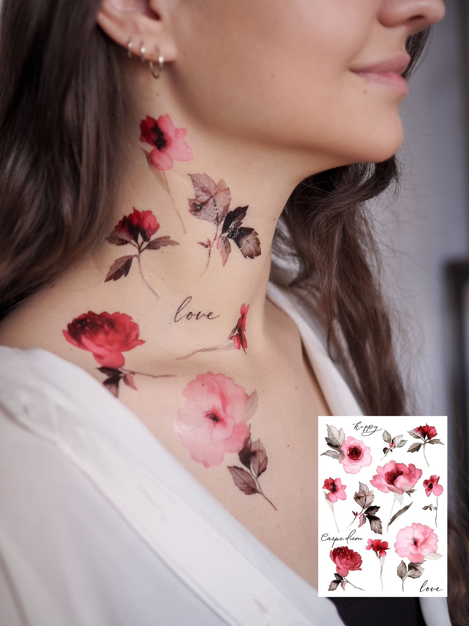 Татуировки цветы значение