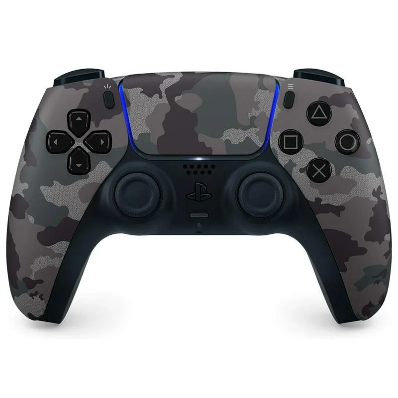 PlayStationГеймпад5DualSenseWirelessControllerGrayCamouflage,Bluetooth,серый