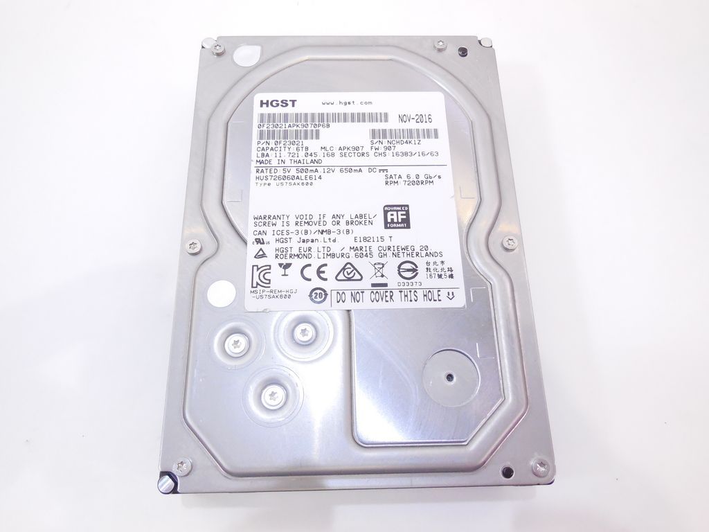 Жесткий диск HGST Ultrastar 7k6000 6тб (hus726060ale610). HGST hus726060ale614. Жесткий диск SATA 6 ТБ. Hus726060ale614.