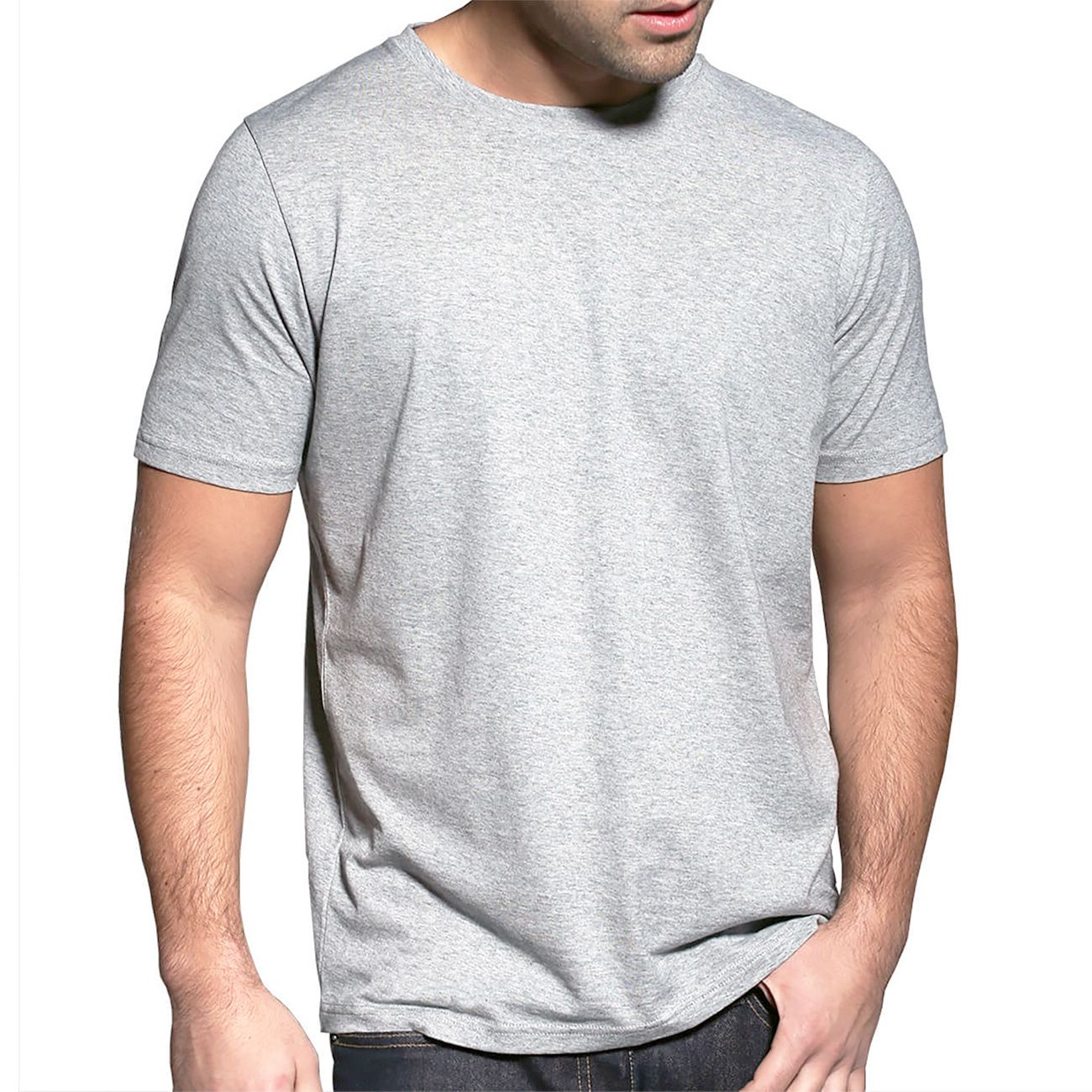 Grey t Shirt.