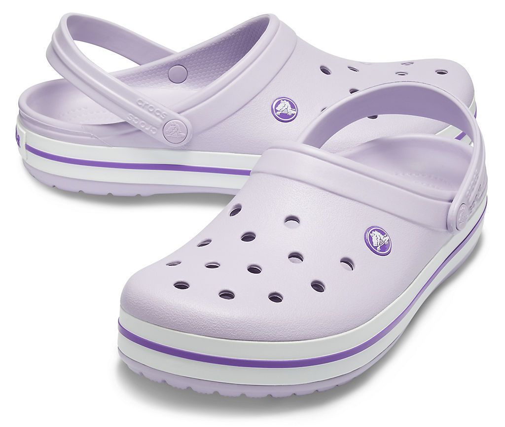 Лавандовые сабо Crocs