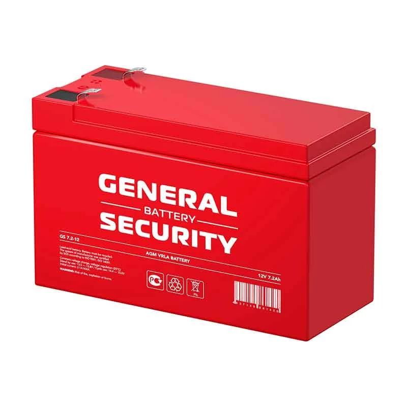 Аккумулятор General Security GS 7.2-12 (12V / 7.2Ah)