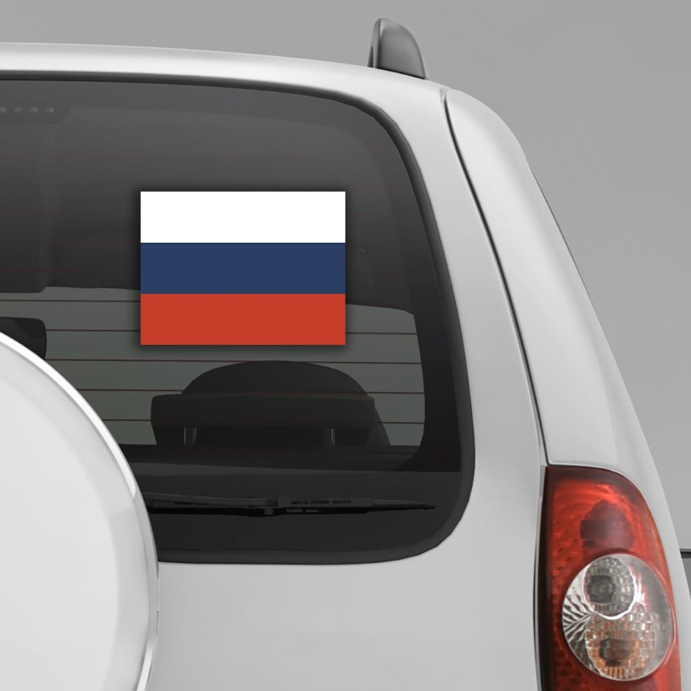 Флаг России наклейка. Наклейка флаг на авто. Флаг РФ на авто. Российский флаг наклейка на авто.