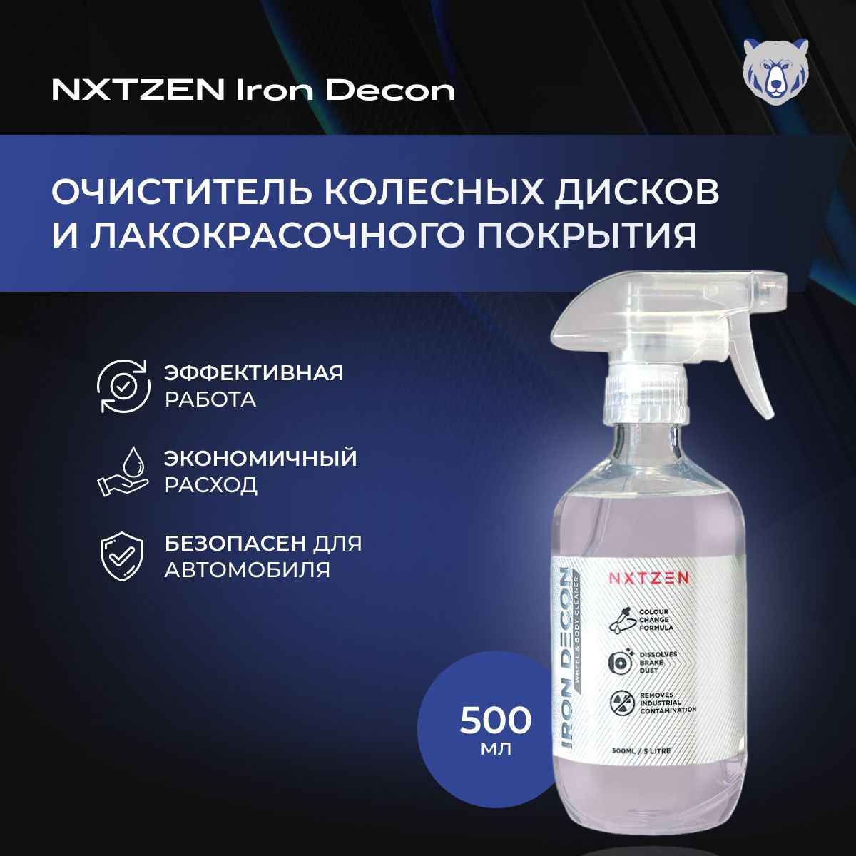 Очиститель кузова автомобиля iron. NXTZEN