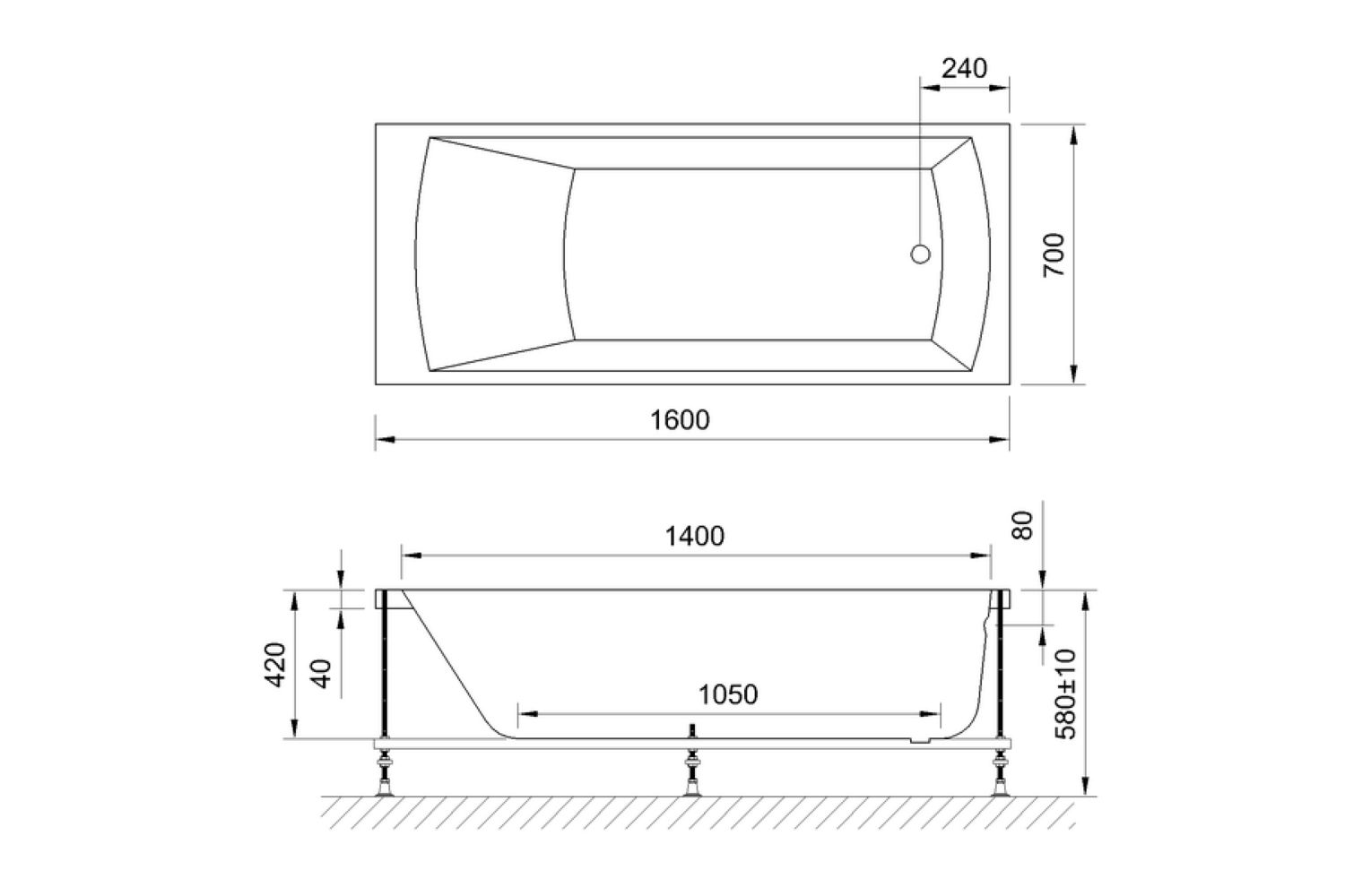 Cezares Metauro Central 180x80