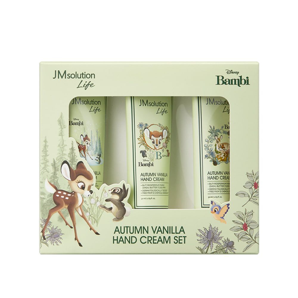 JMSolution Набор Кремов для рук Ванильная Осень (Бамби) LIFE DISNEY AUTUMN VANILLA HAND CREAM SET, 3 шт. * 50 мл.