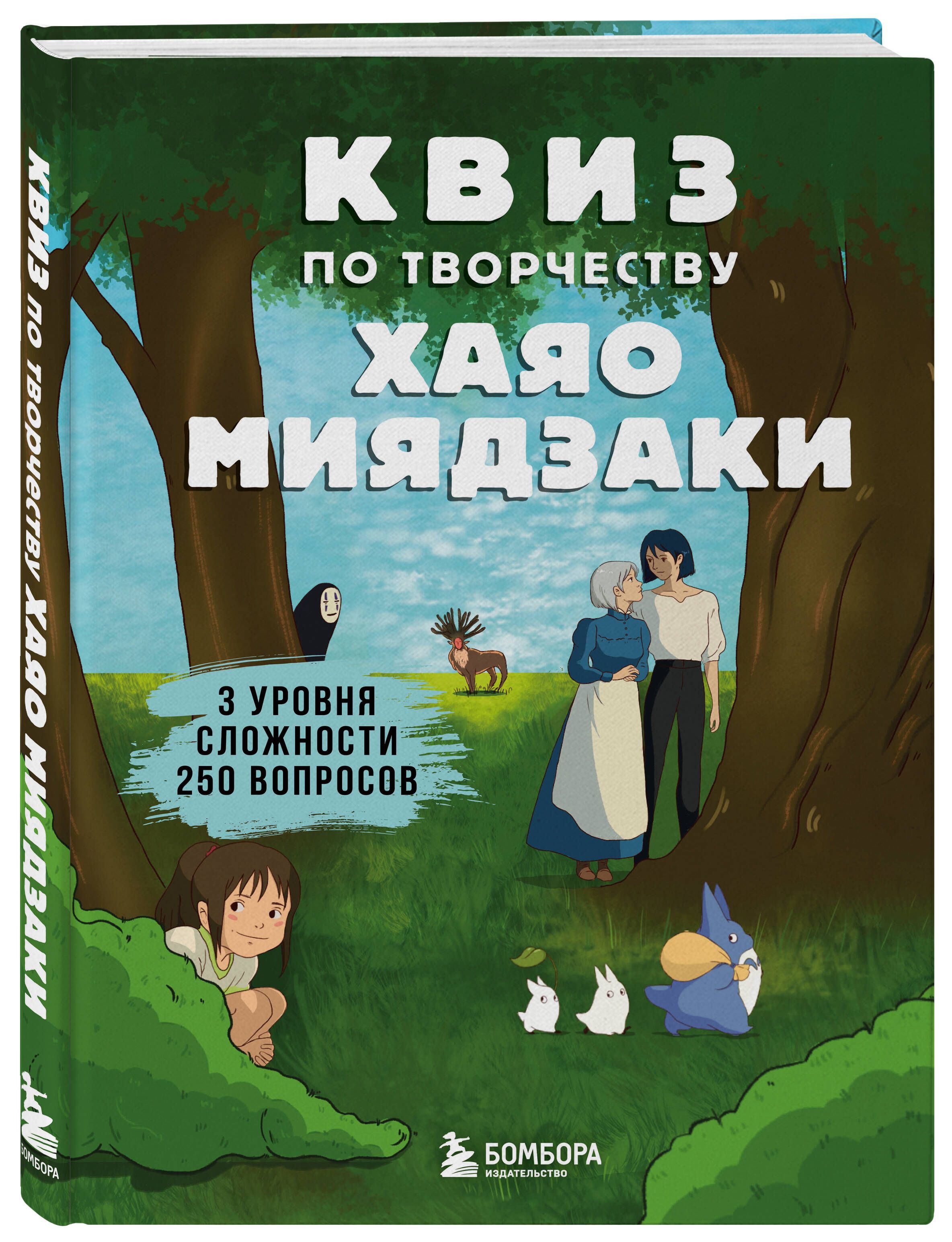 КВИЗ по творчеству Хаяо Миядзаки. 3 уровня сложности, 250 вопросов