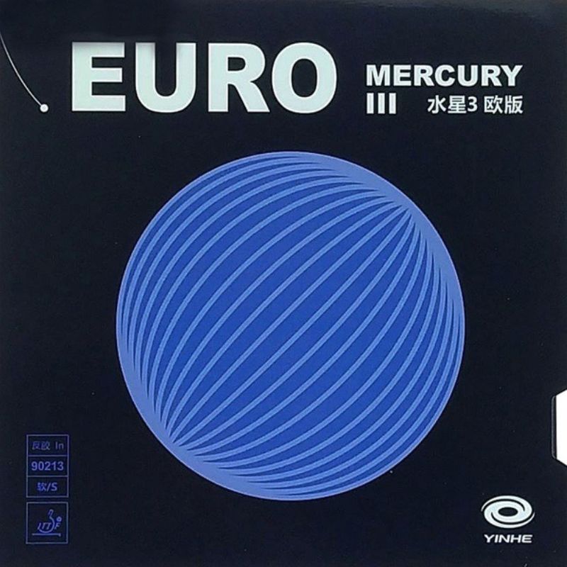 Накладка для н/тенниса Yinhe Mercury III (3) EURO Soft, Red, Max