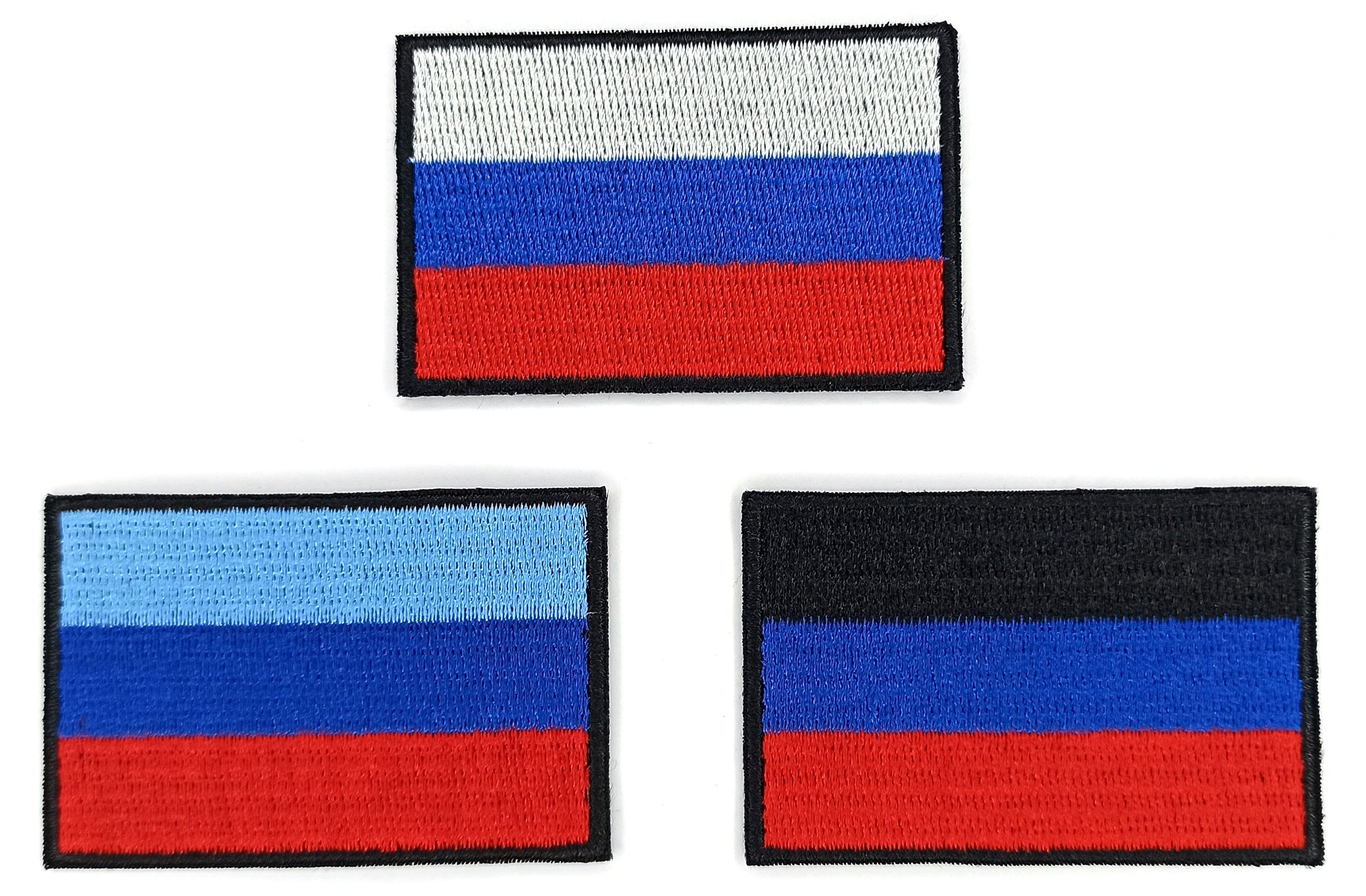 Флаг днр и лнр фото как выглядит Нашивки флаги Российской Федерации (России), Донецкой Народной Республики (ДНР),