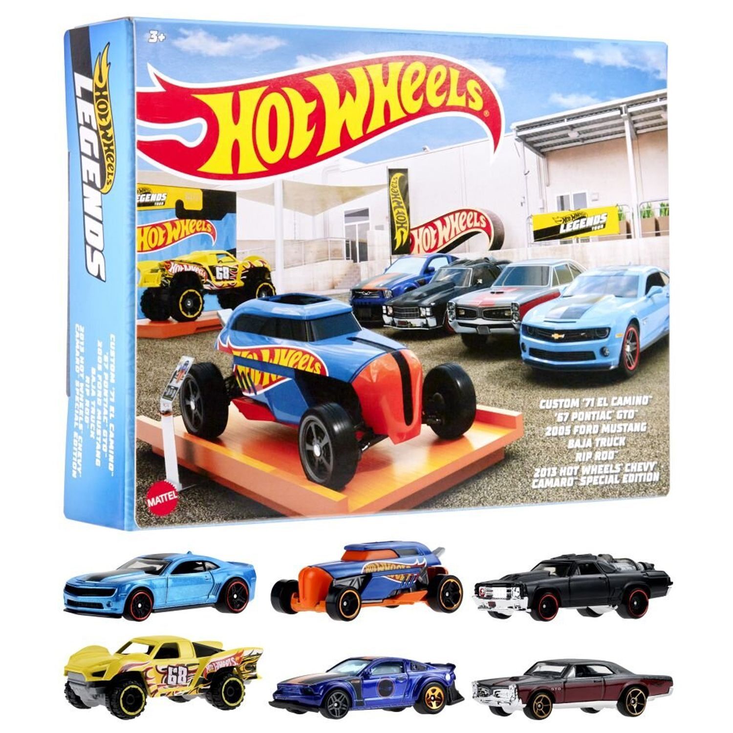 Набор из 6 игрушечных машинок Hot Wheels коллекция Легенды, масштаб 1:64  (металлические), серия Car Culture, возраст 3+ - купить с доставкой по  выгодным ценам в интернет-магазине OZON (987370632)