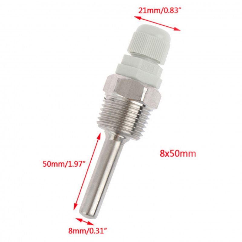 Защитная гильза для погружного датчика температуры резьба 1/2 L50